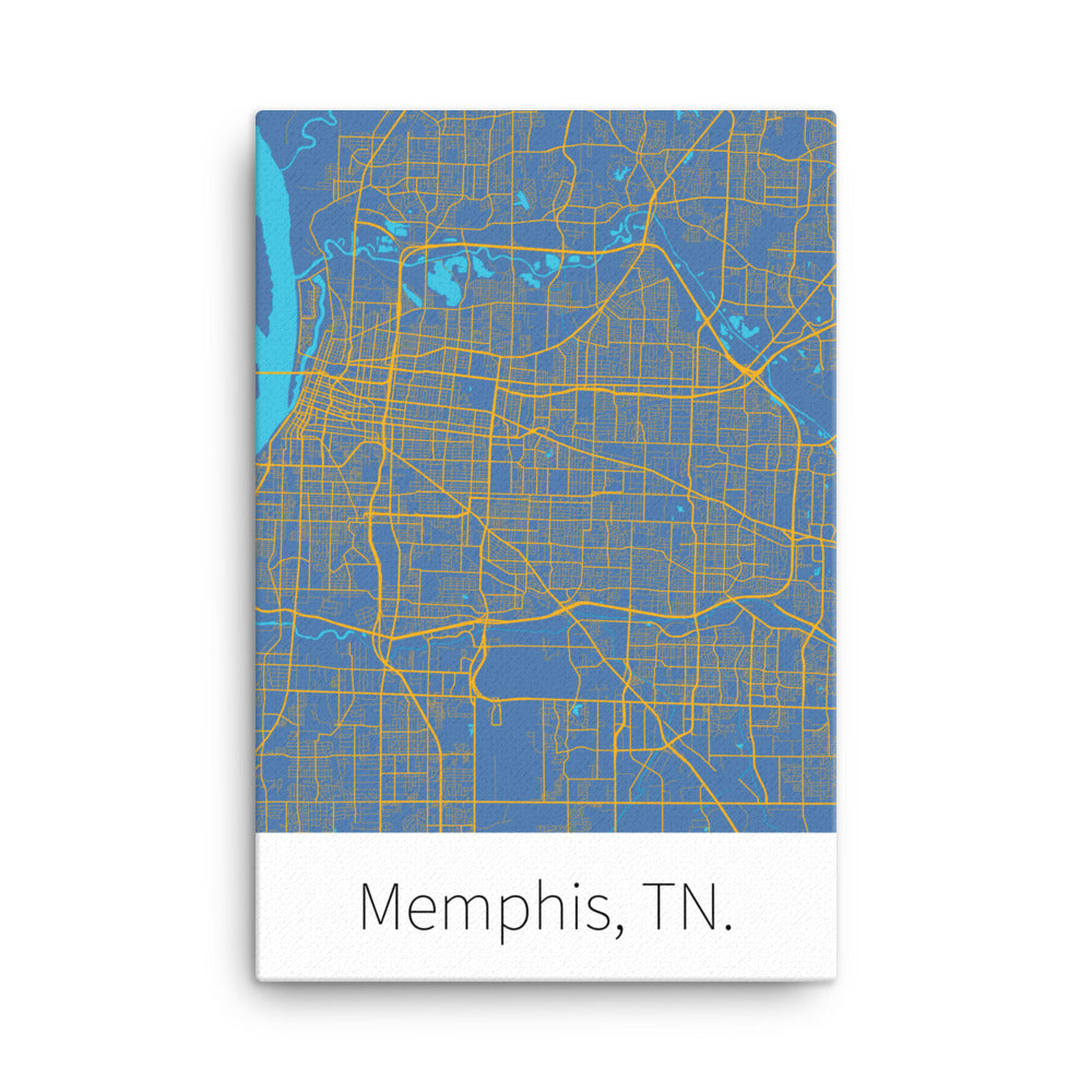 Memphis, TN. - Blue & Yellow