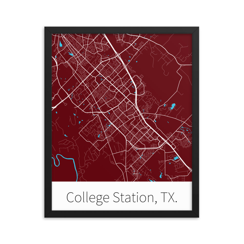 College Station, TX. - Maroon & White