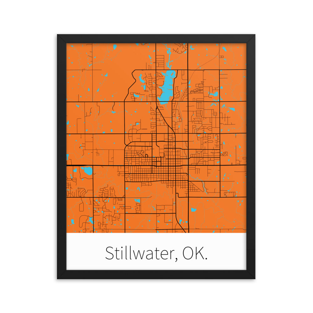 Stillwater, OK. - Orange & Black