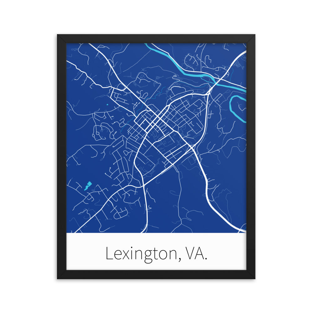 Lexington, VA. - Royal Blue & White