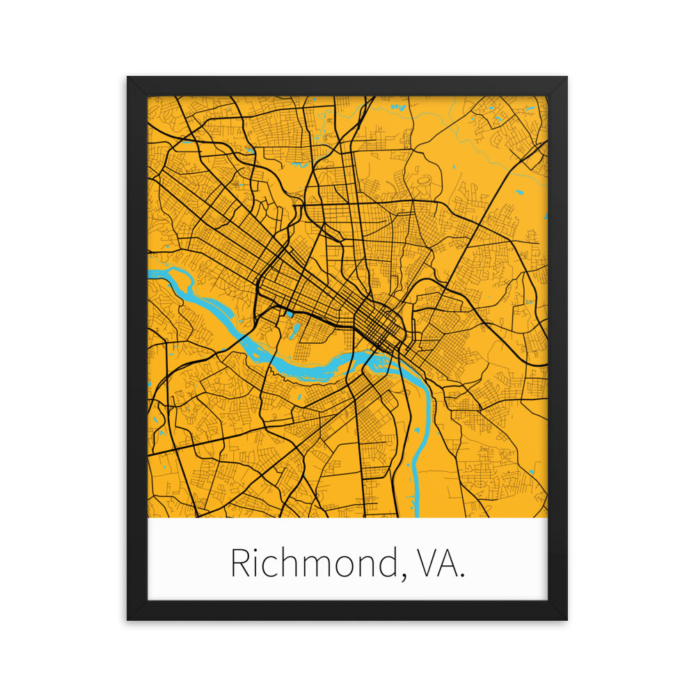 Richmond, VA. - Gold & Black