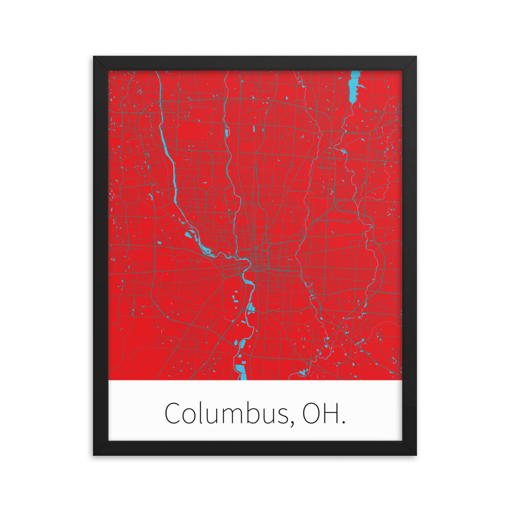 Columbus, OH. - Scarlet & Gray