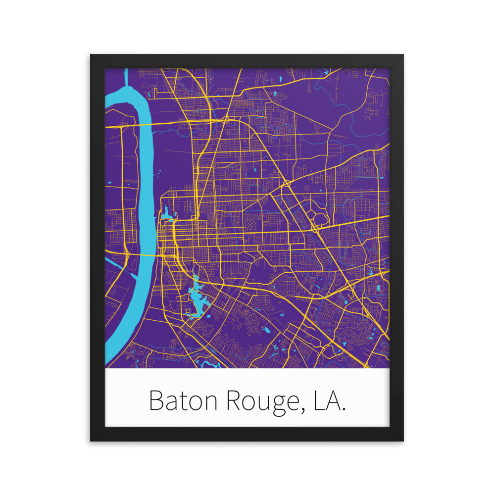 Baton Rouge, LA. - Purple & Gold