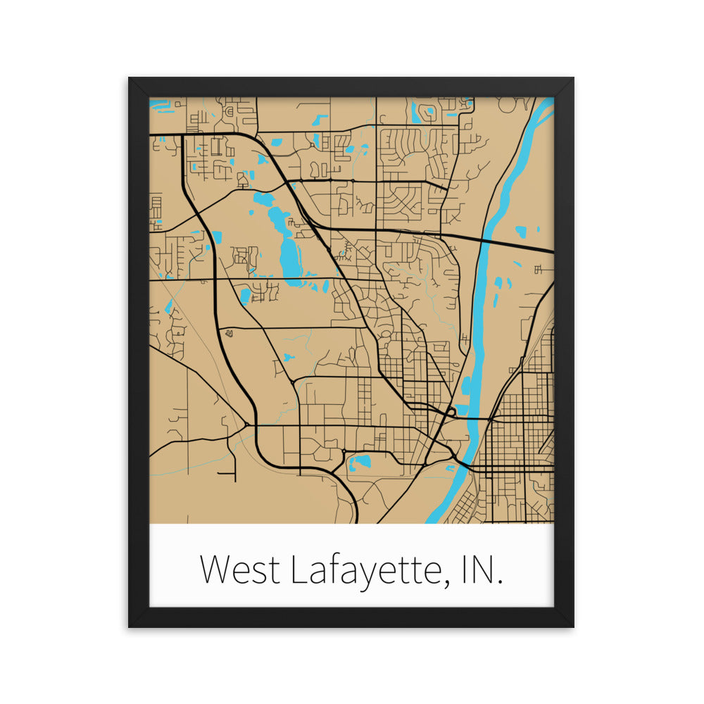 West Lafayette, IN. - Athletic Gold & Black