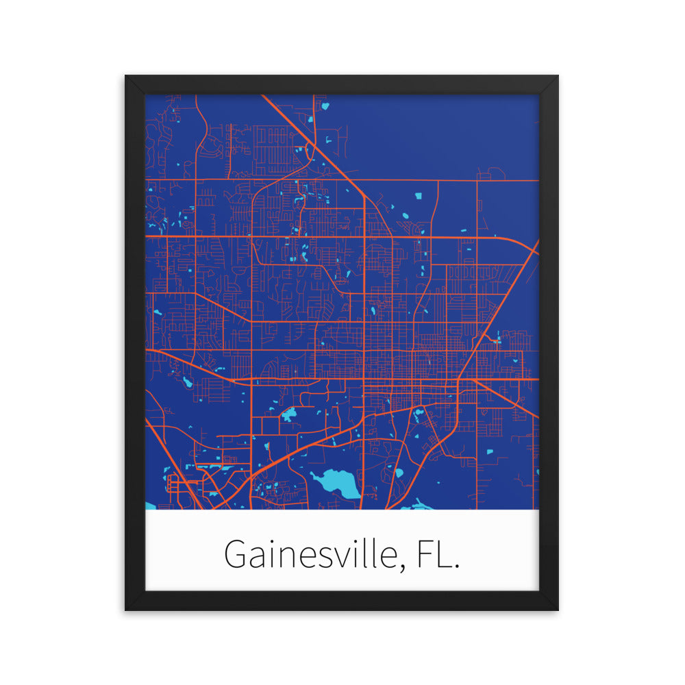 Gainesville, FL. - Blue & Orange