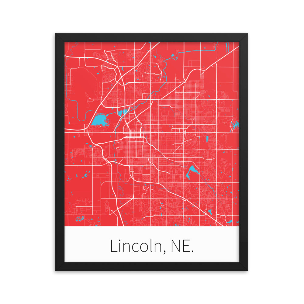 Lincoln, NE. - Red & White