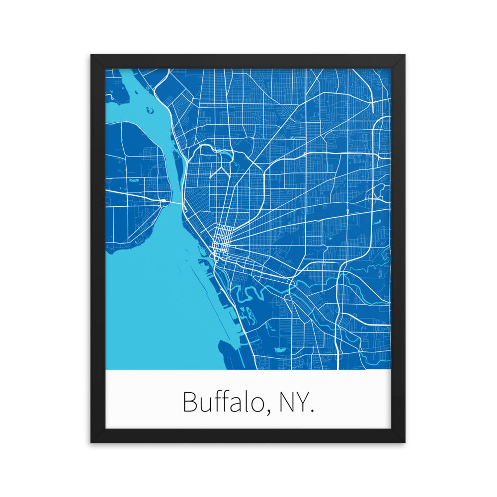 Buffalo, NY. - Blue & White