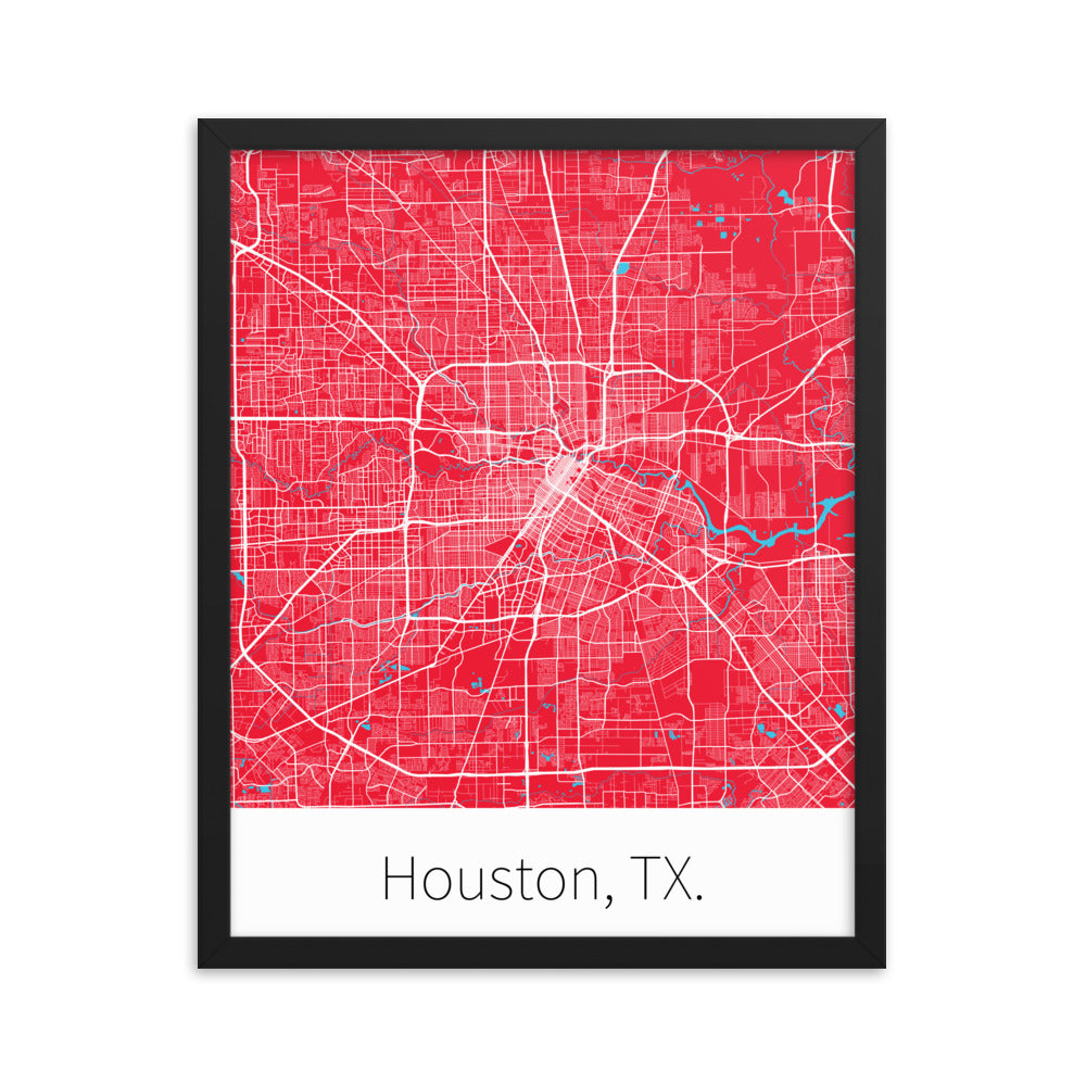 Houston, TX. - Red & White