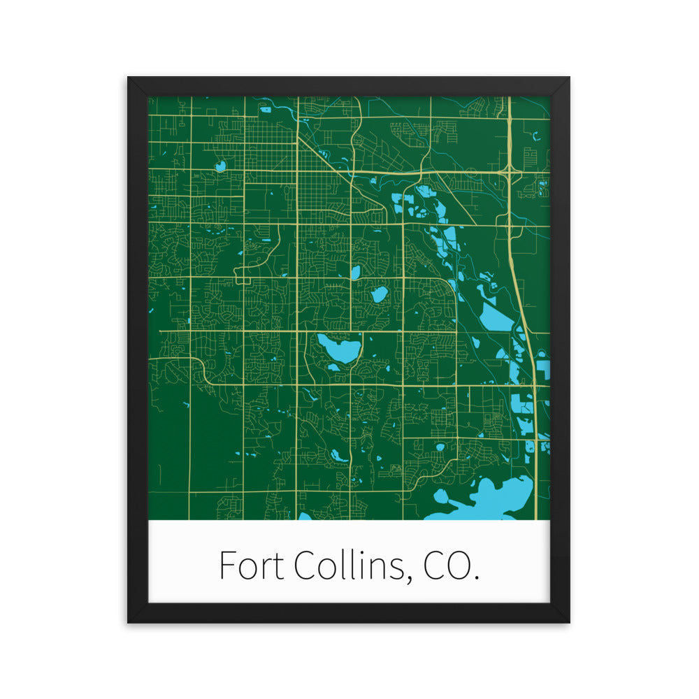 Fort Collins, CO. - Green & Gold