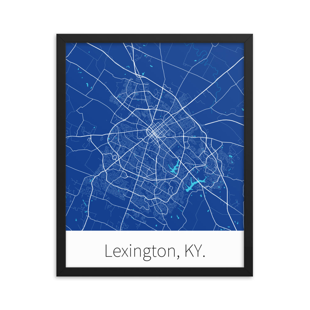 Lexington, KY. - Blue & White