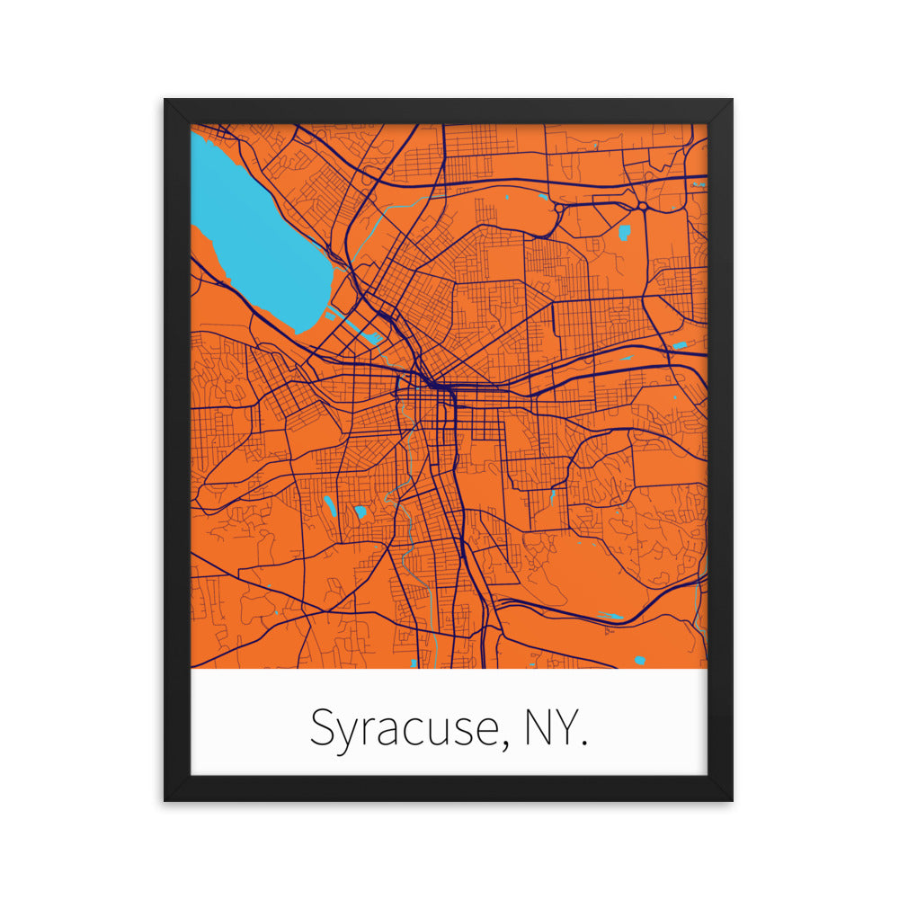 Syracuse, NY. - Syracuse Orange & Primary Blue