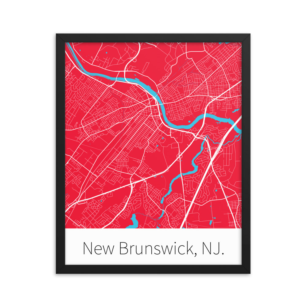 New Brunswick, NJ. - Scarlet & White