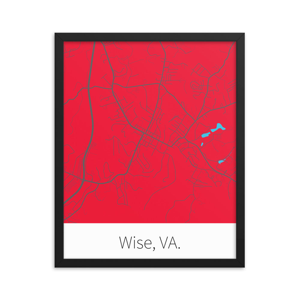 Wise, VA. - Red & Gray