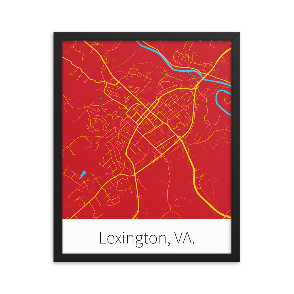 Lexington, VA. - Red & Yellow