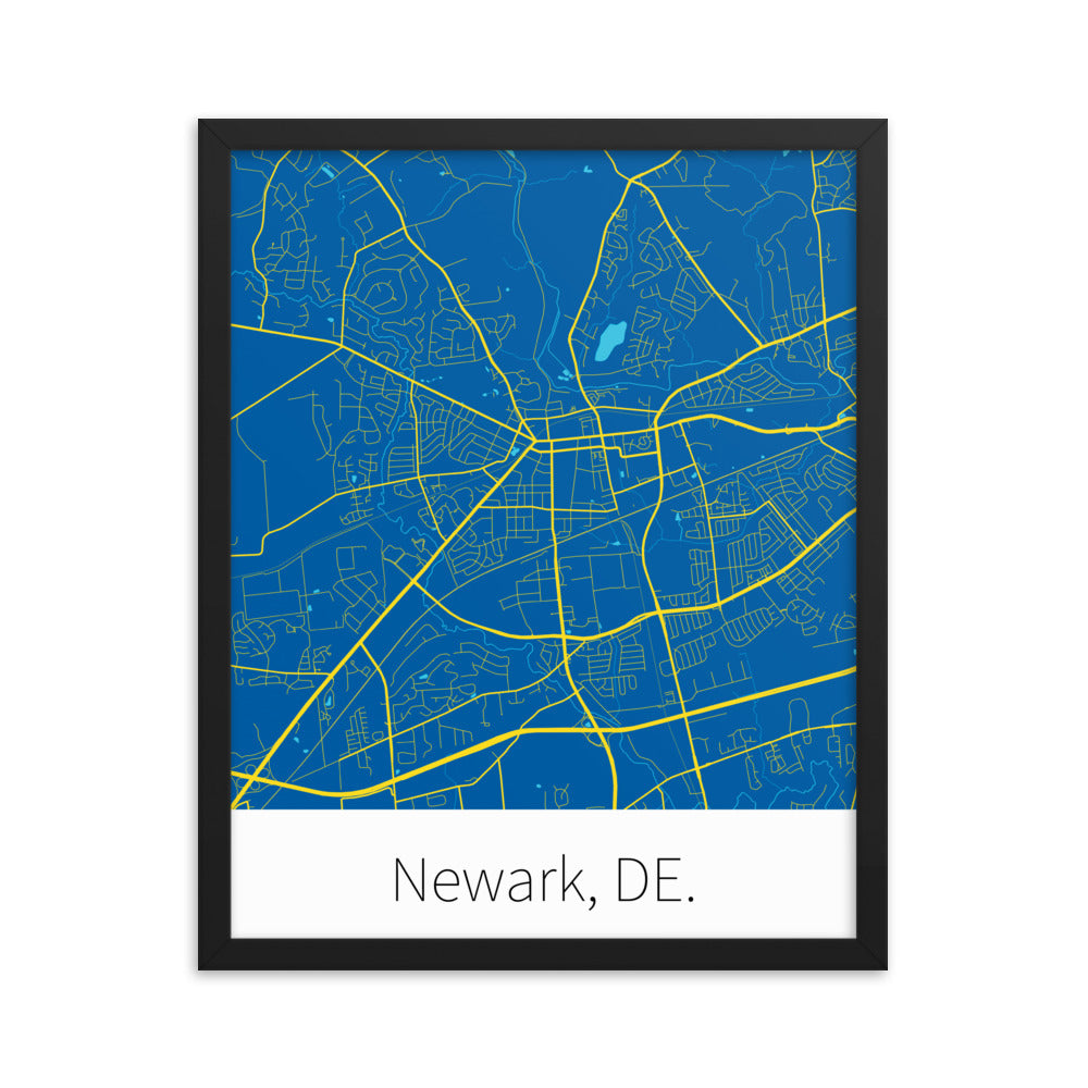 Newark, DE. - Blue & Yellow