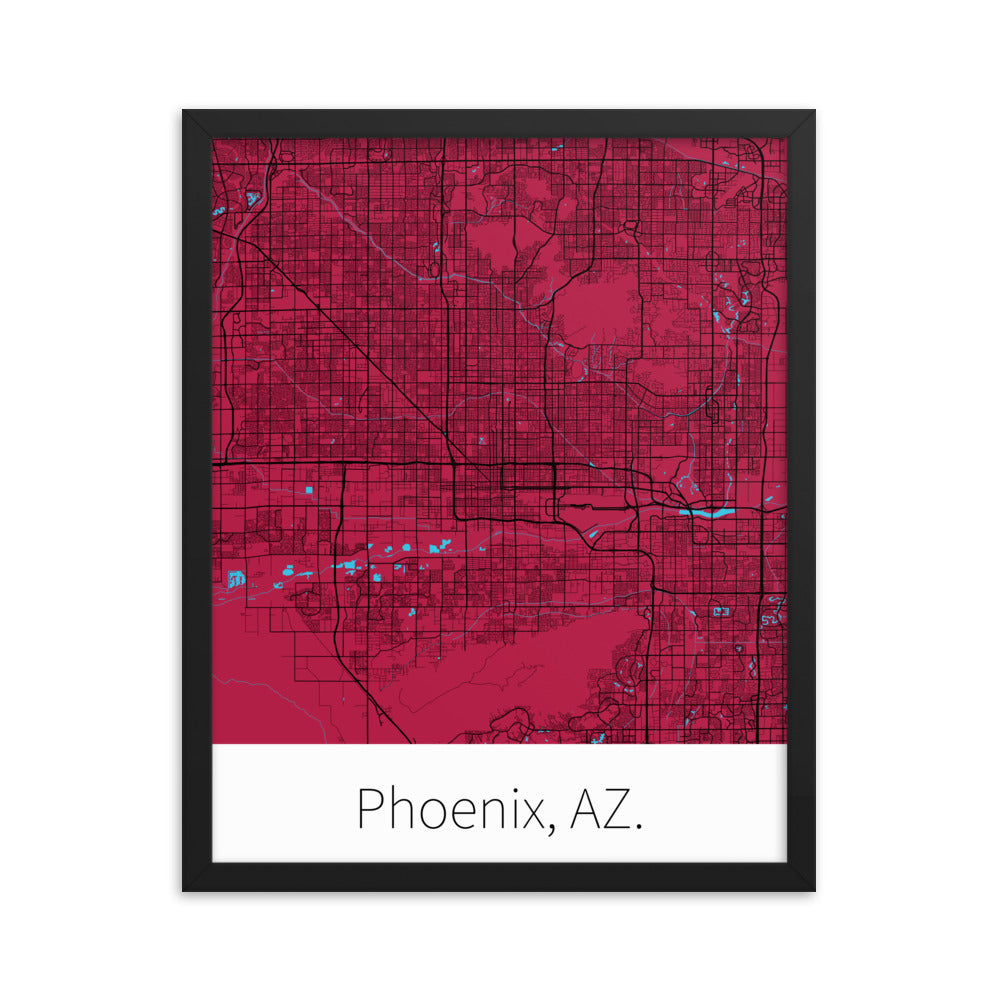 Phoenix, AZ. - Red & Black