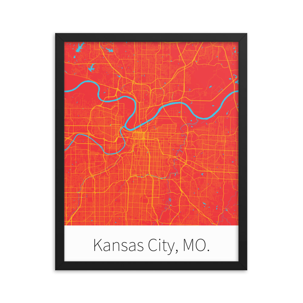 Kansas City, MO. - Red & Gold