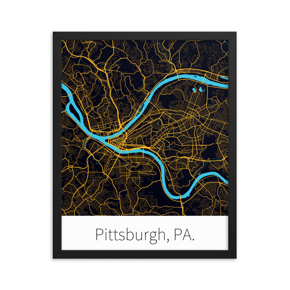 Pittsburgh, PA. - Black & Gold