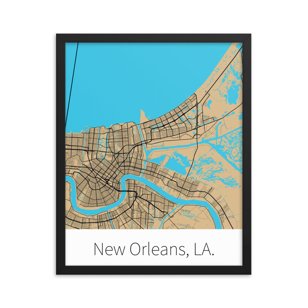 New Orleans, LA. - Old Gold & Black