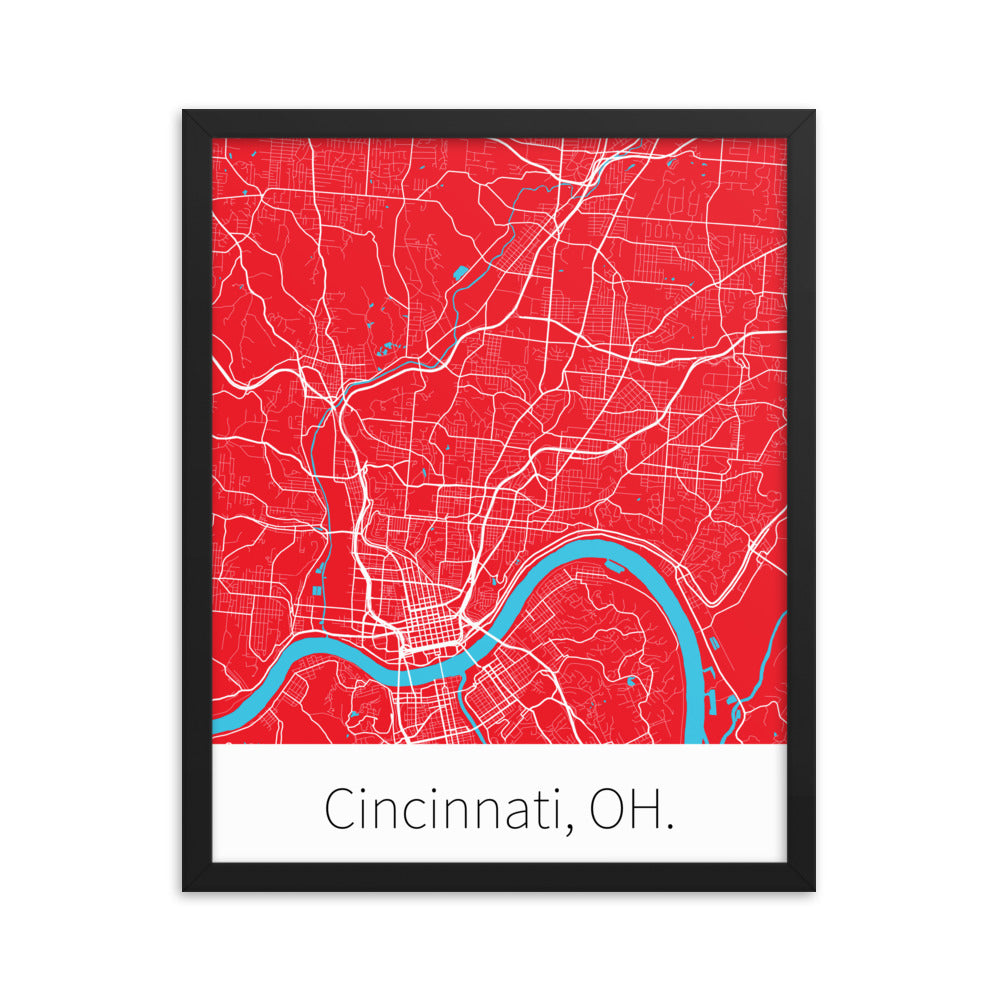 Cincinnati, OH. - Red & White