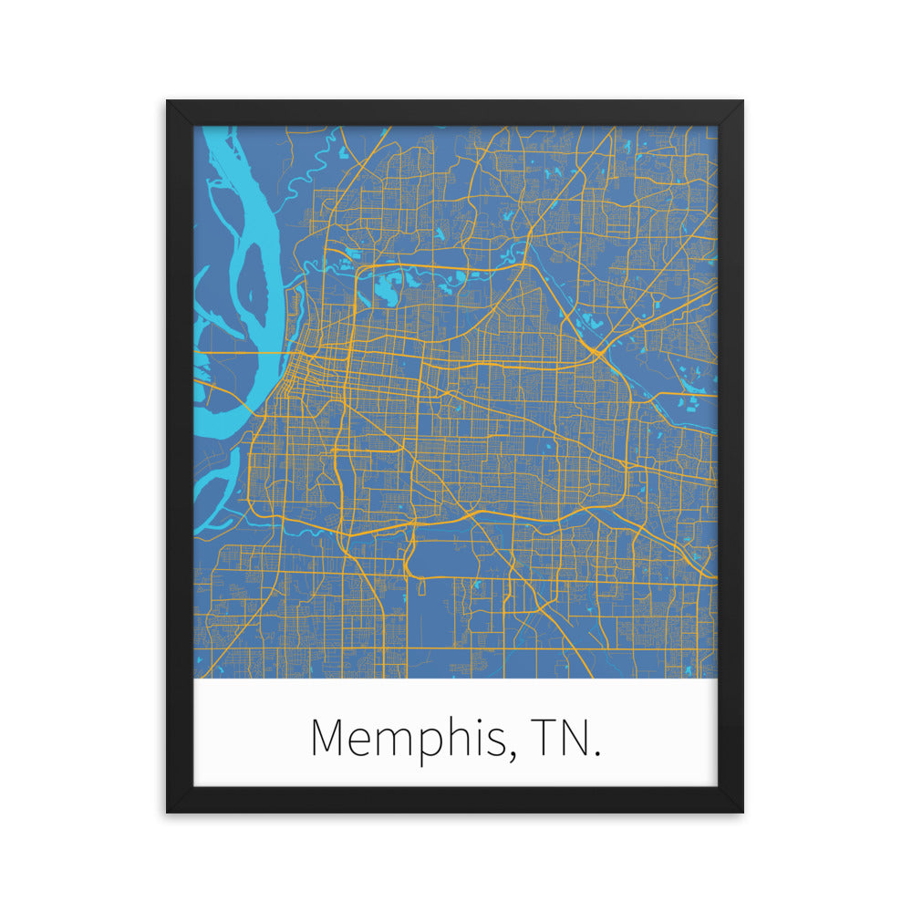 Memphis, TN. - Blue & Yellow