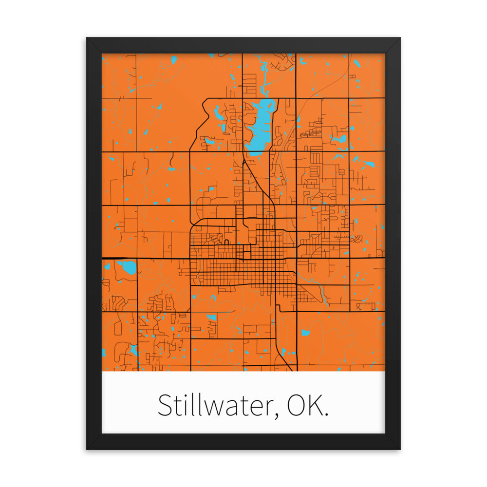 Stillwater, OK. - Orange & Black