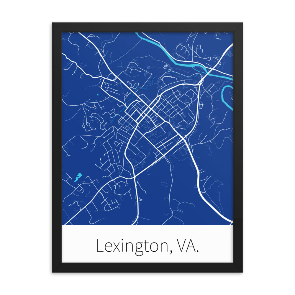 Lexington, VA. - Royal Blue & White