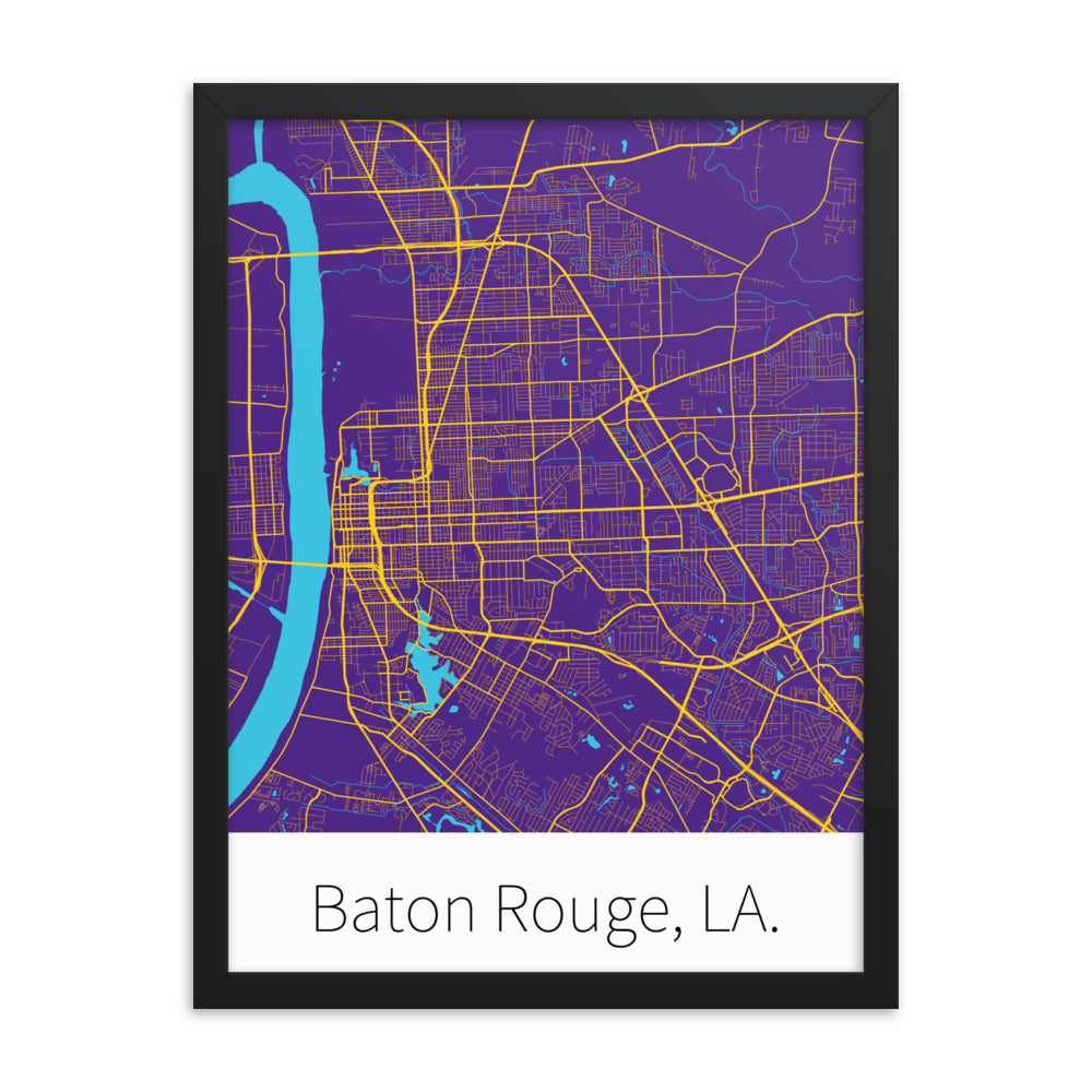 Baton Rouge, LA. - Purple & Gold