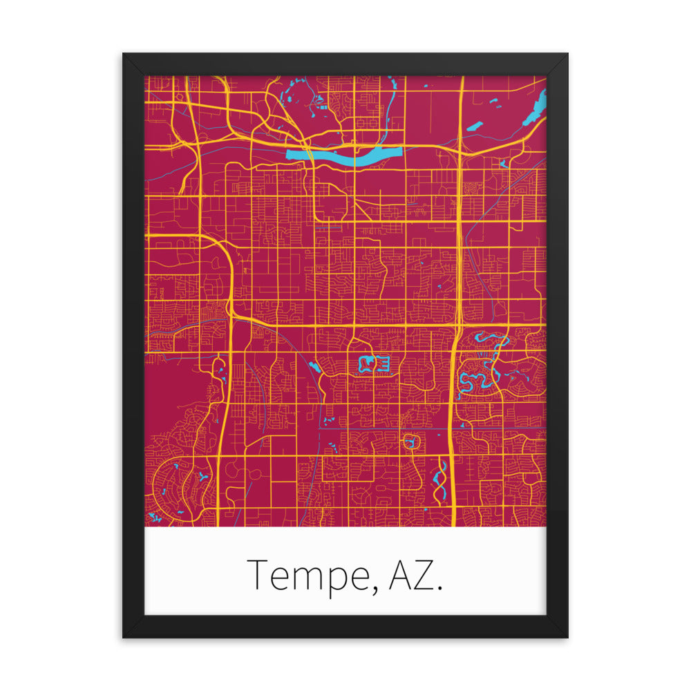 Tempe, AZ. - Maroon & Gold