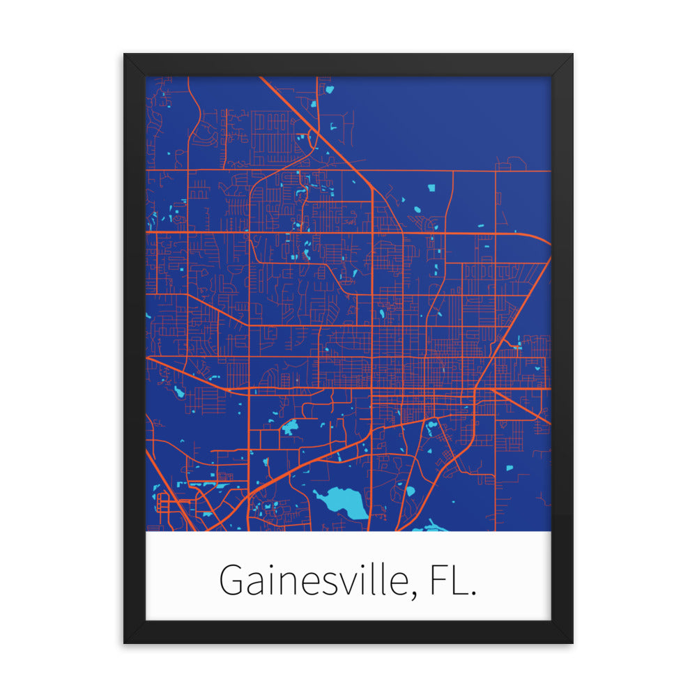 Gainesville, FL. - Blue & Orange