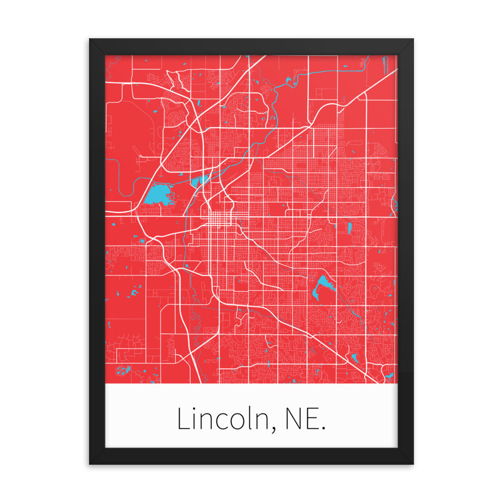 Lincoln, NE. - Red & White