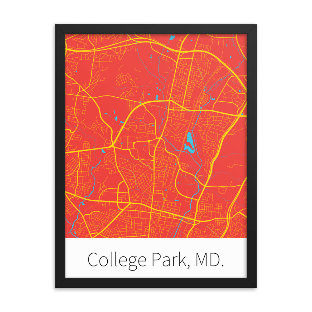 College Park, MD. - Red & Gold