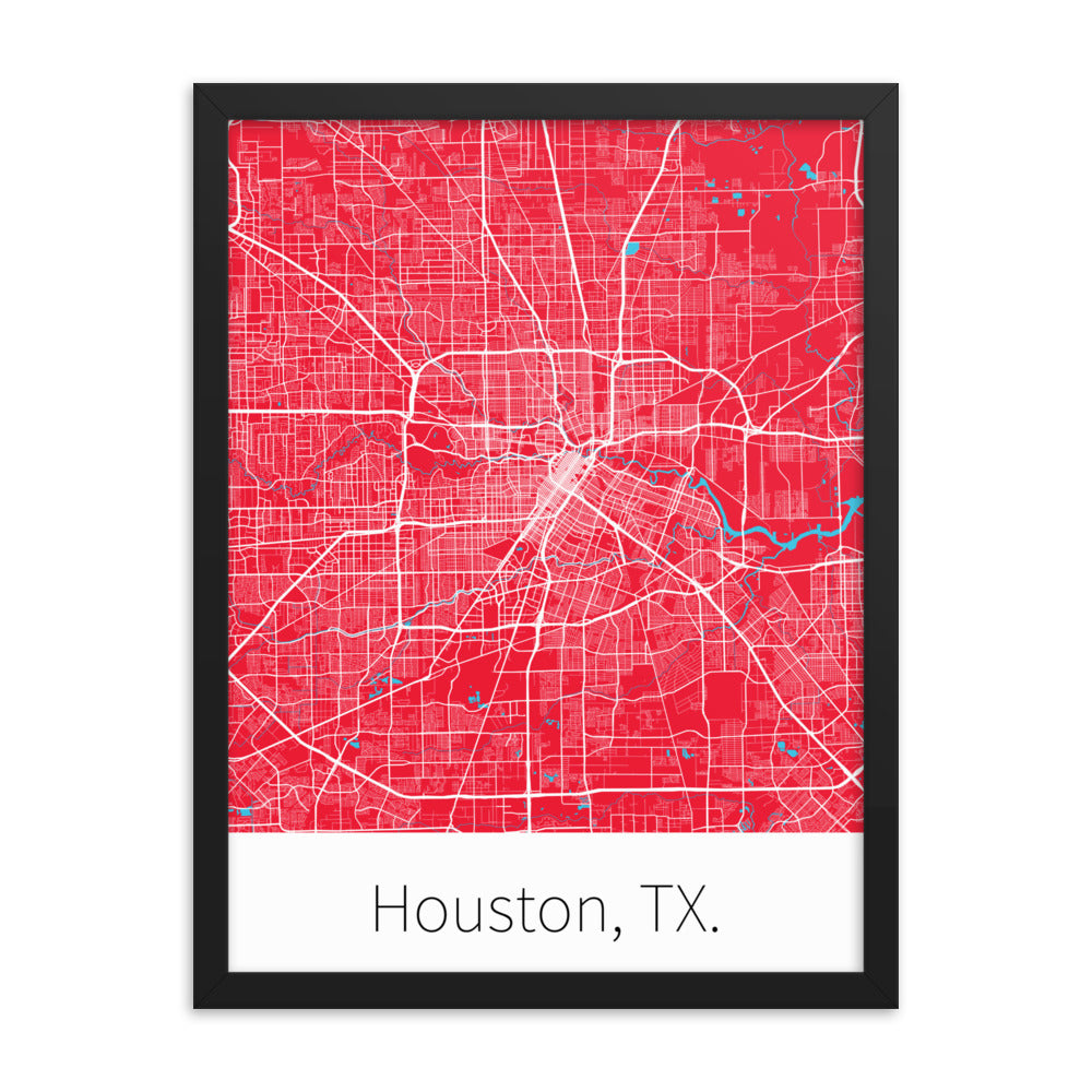 Houston, TX. - Red & White