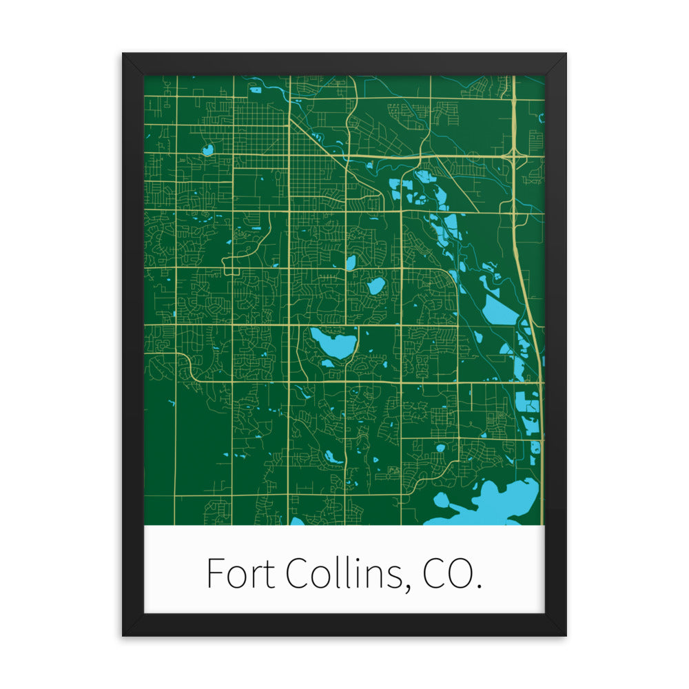 Fort Collins, CO. - Green & Gold