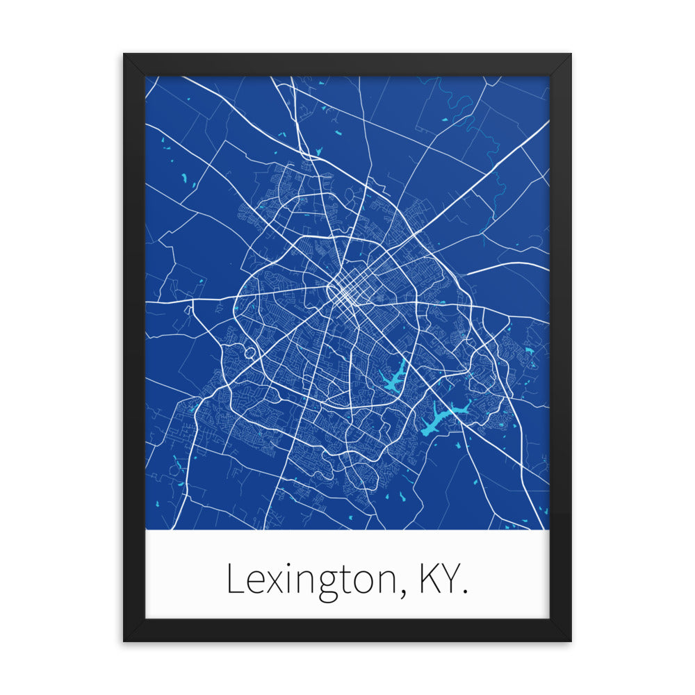 Lexington, KY. - Blue & White