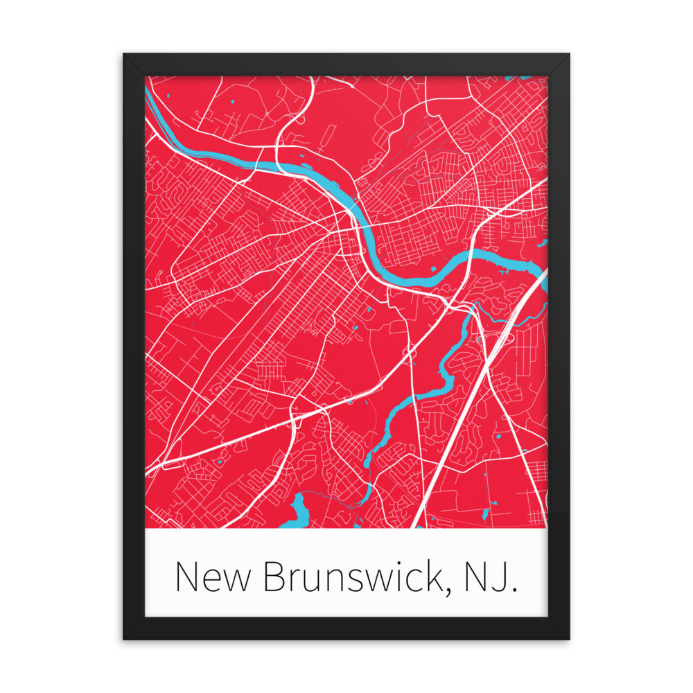 New Brunswick, NJ. - Scarlet & White