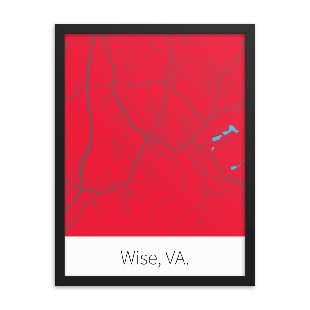 Wise, VA. - Red & Gray