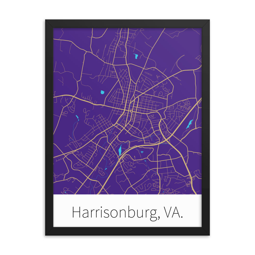 Harrisonburg, VA. - Purple & Gold