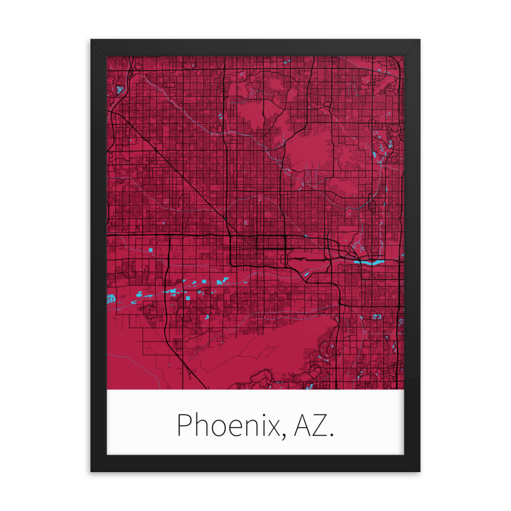 Phoenix, AZ. - Red & Black