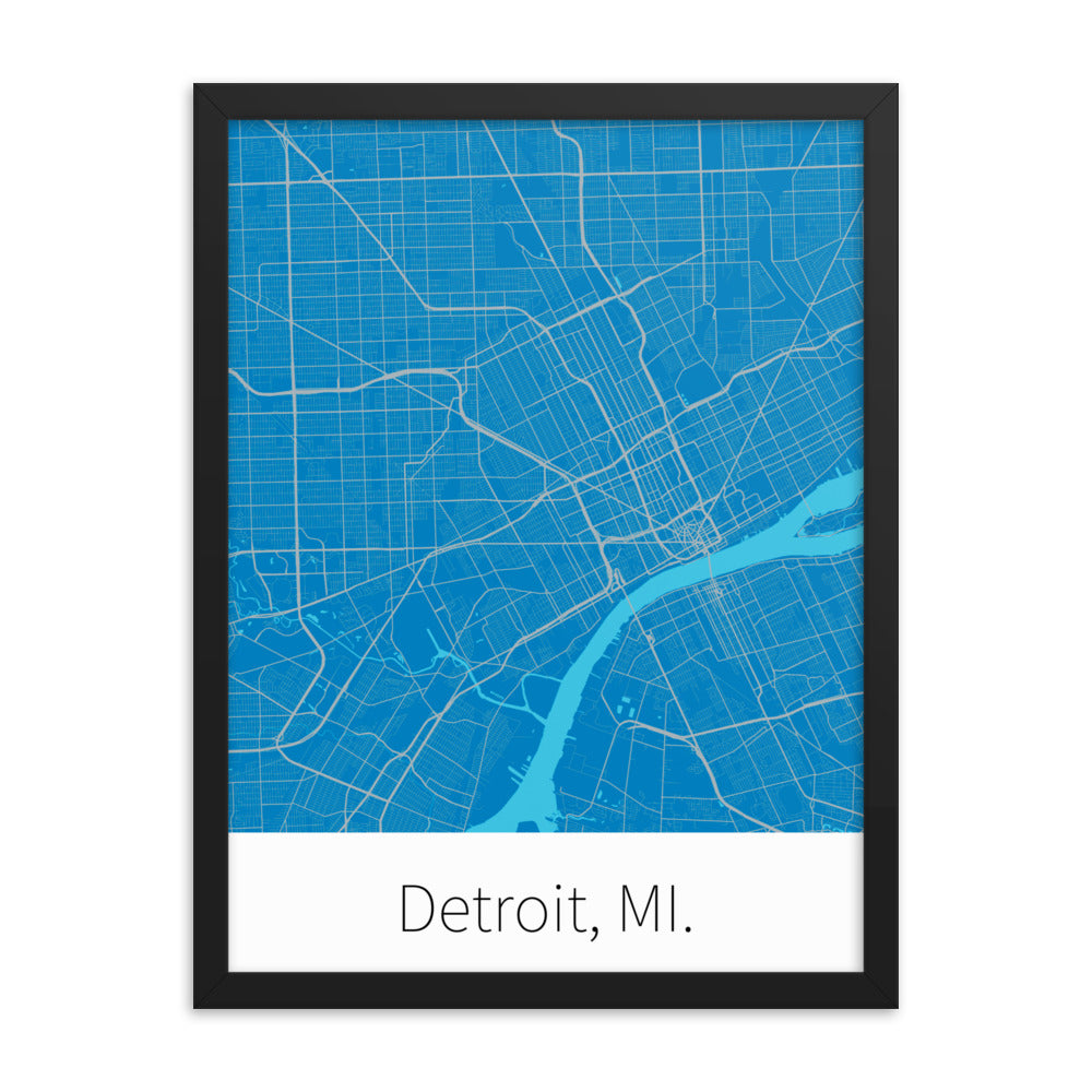 Detroit, MI. - Honolulu Blue & Silver