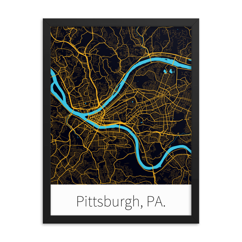 Pittsburgh, PA. - Black & Gold