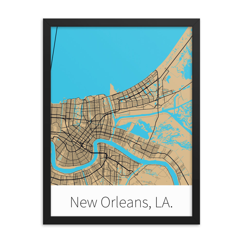 New Orleans, LA. - Old Gold & Black