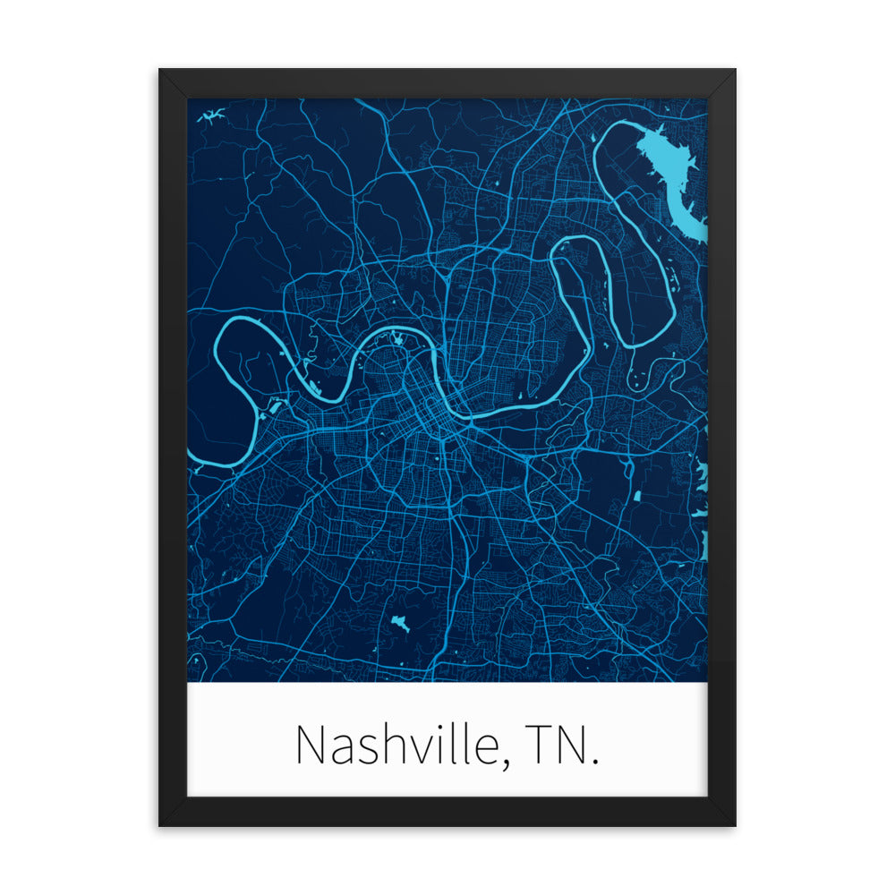 Nashville, TN. - Navy & Blue