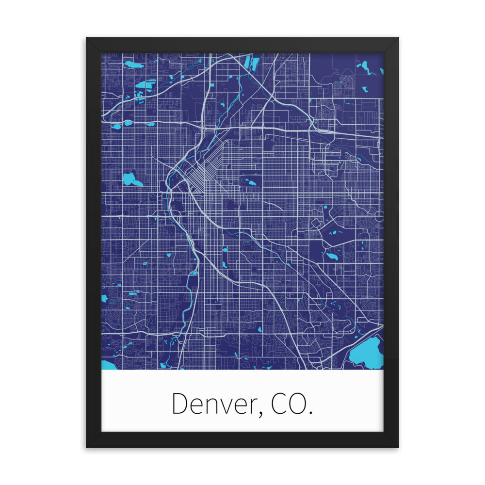 Denver, CO. - Purple & Silver