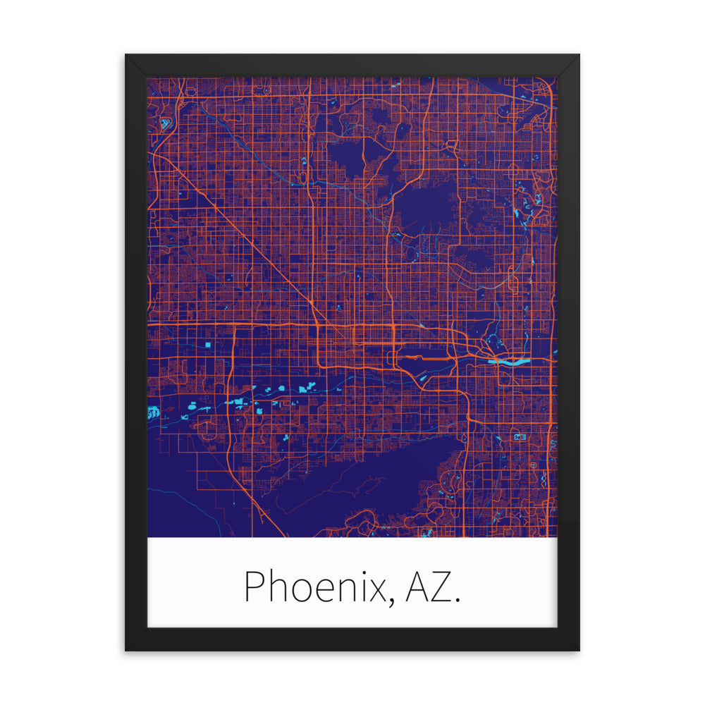 Phoenix, AZ. - Purple & Orange