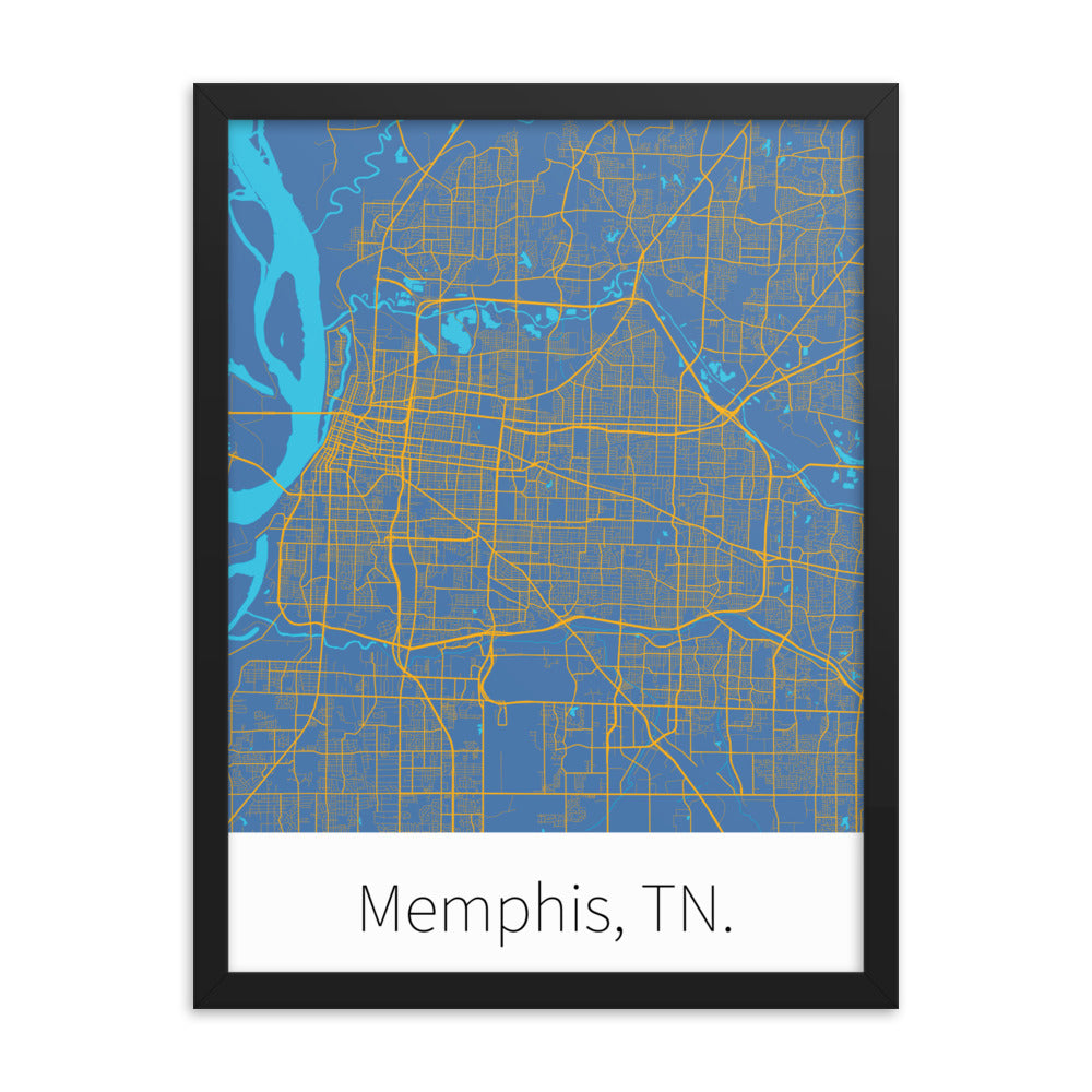 Memphis, TN. - Blue & Yellow