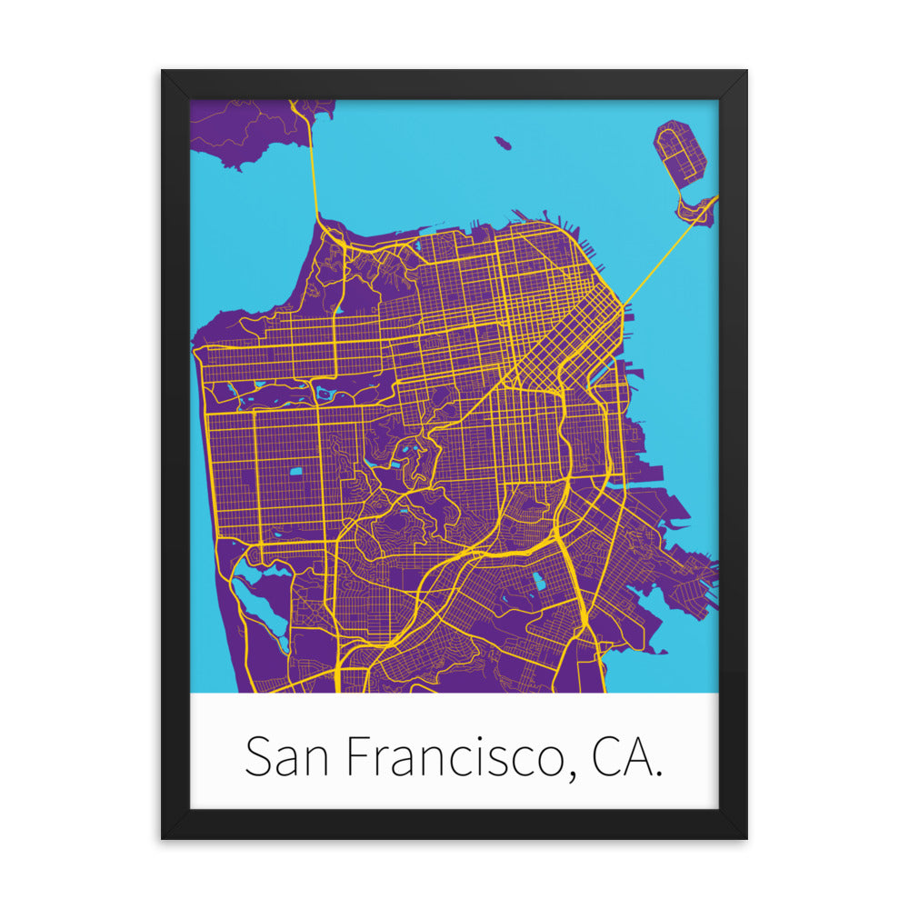 San Francisco, CA. - Purple & Gold