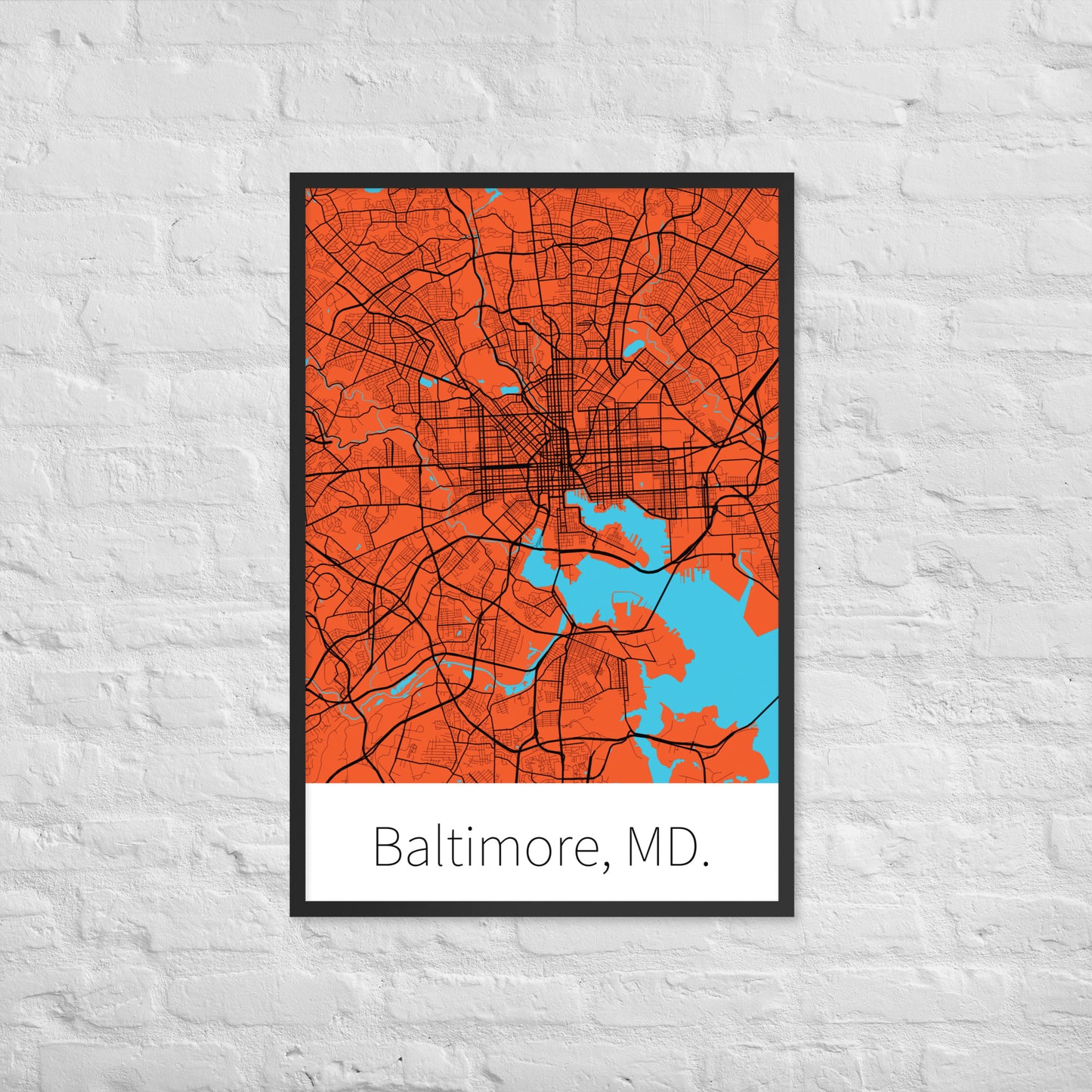 Baltimore, MD. - Orange & Black