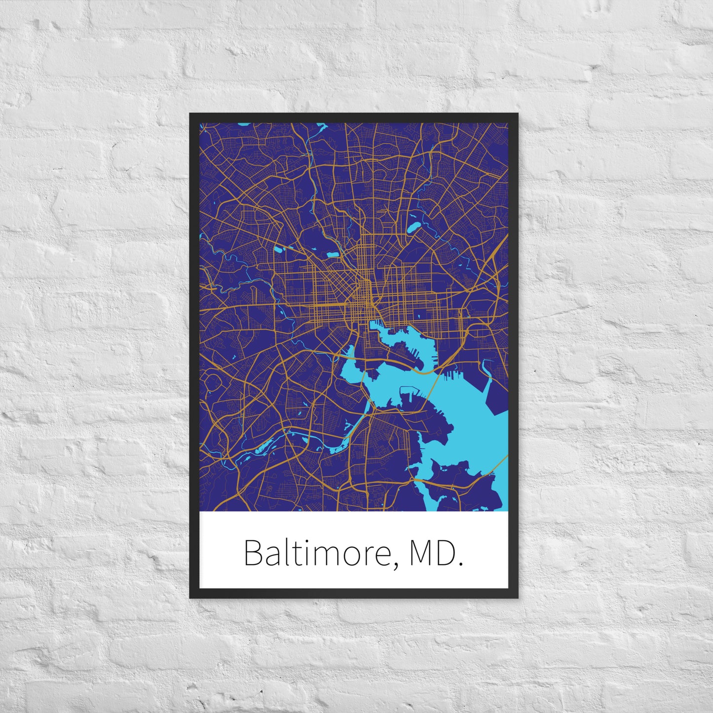 Baltimore, MD. - Purple & Metallic Gold