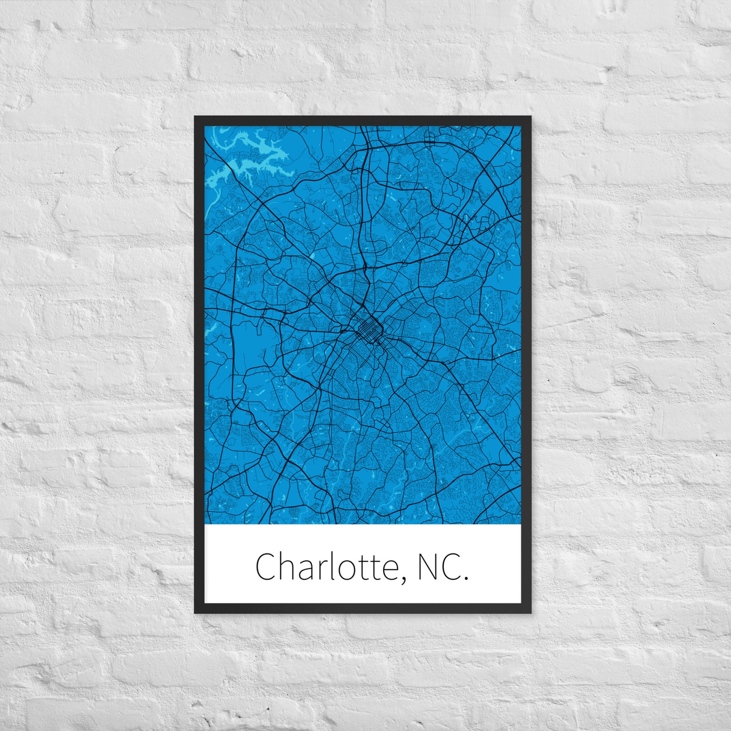 Charlotte, NC. - Carolina Blue & Black